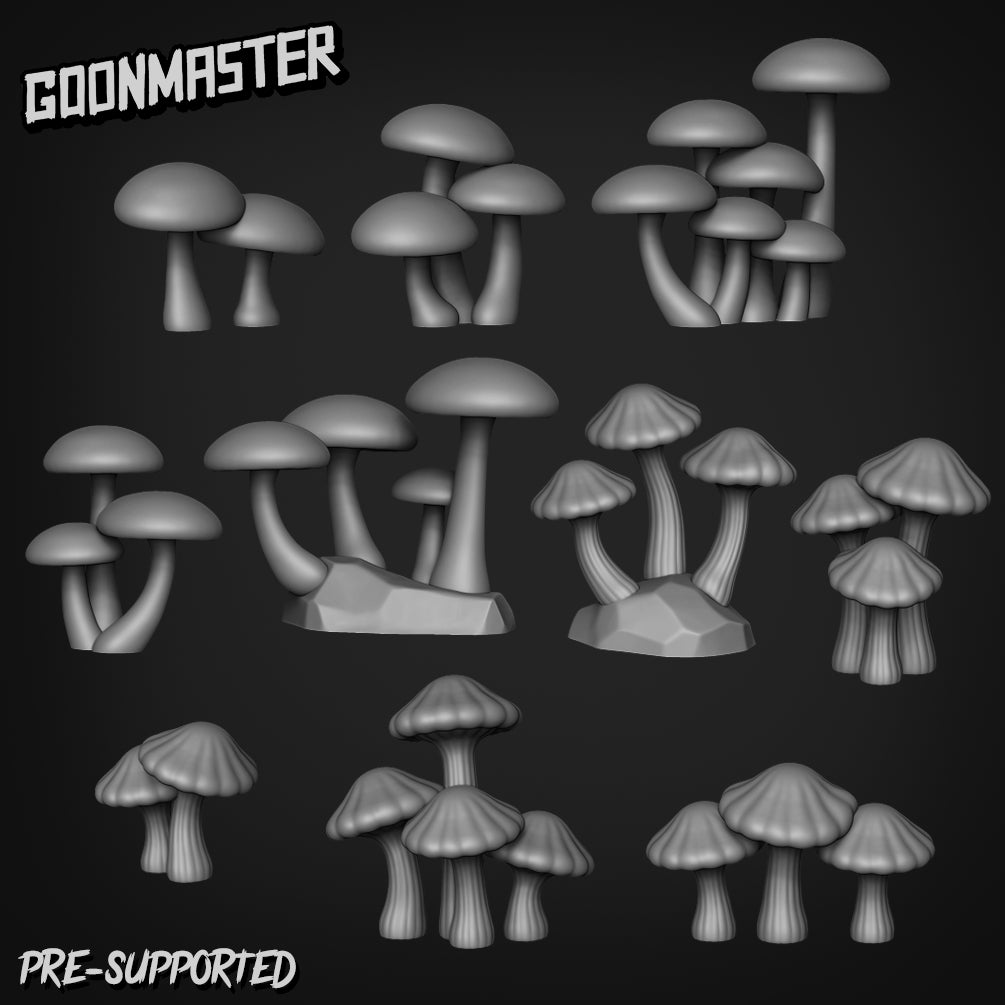 Button Mushrooms by Goon Master