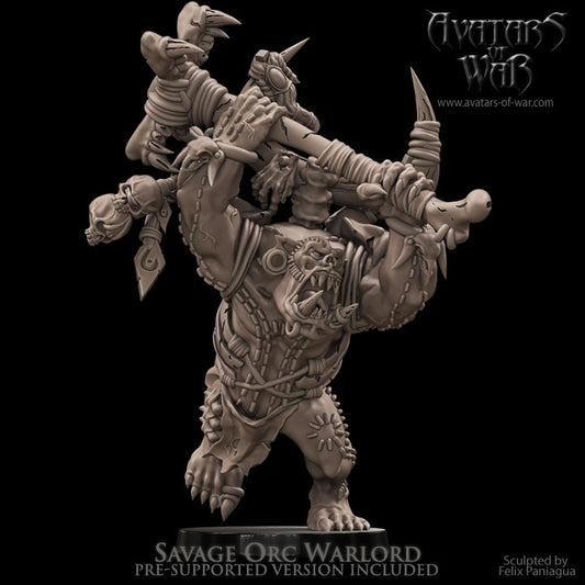 Savage Orc Warlord with Club by Avatars of War