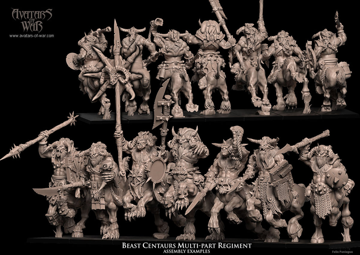 Beast Centaurs (Multi-Part Regiment) by Avatars of War
