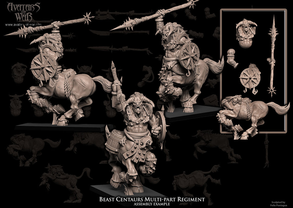 Beast Centaurs (Multi-Part Regiment) by Avatars of War