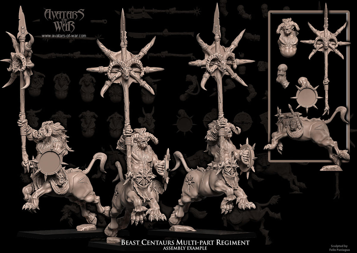Beast Centaurs (Multi-Part Regiment) by Avatars of War