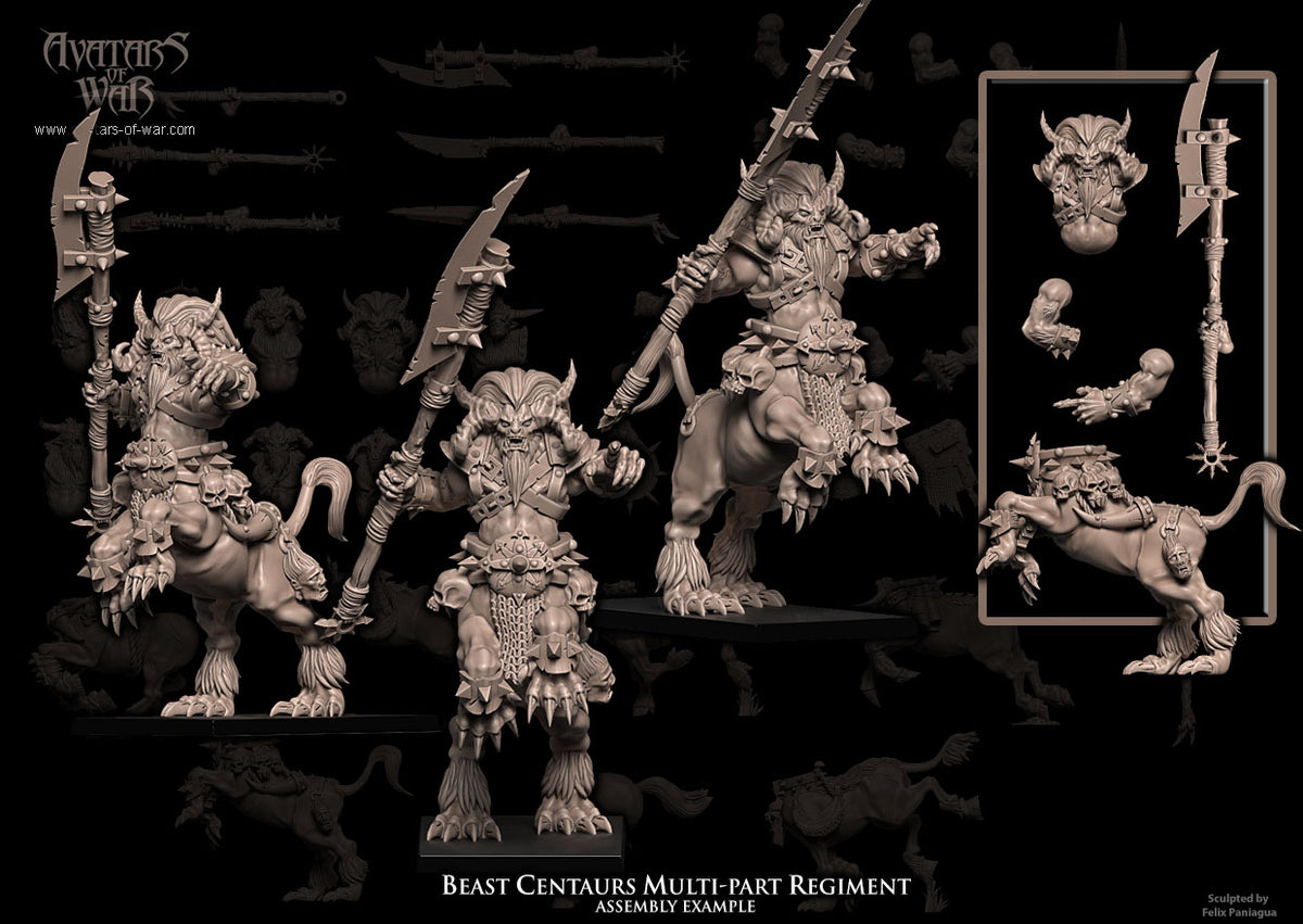 Beast Centaurs (Multi-Part Regiment) by Avatars of War