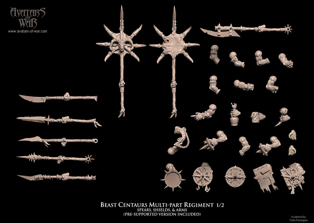 Beast Centaurs (Multi-Part Regiment) by Avatars of War