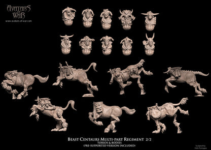 Beast Centaurs (Multi-Part Regiment) by Avatars of War