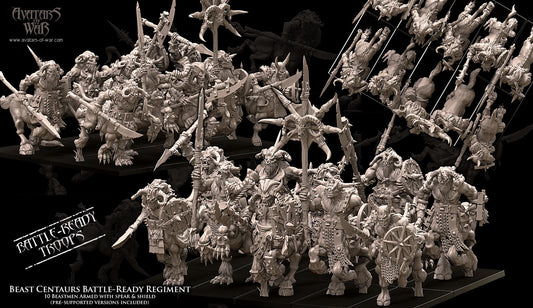 Beast Centaurs Battle-Ready regiment by Avatars of War