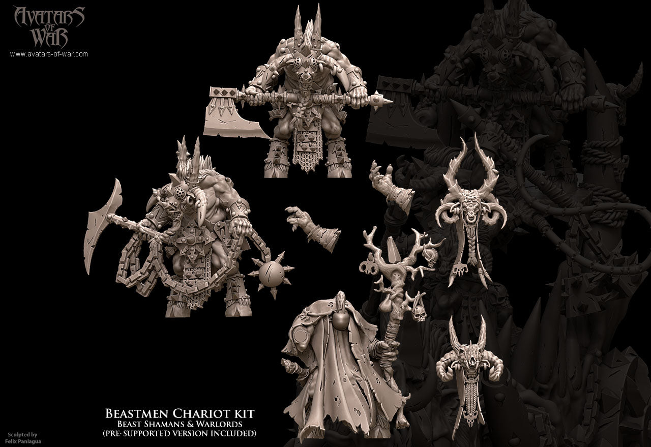 Beastman Chariot by Avatars of War