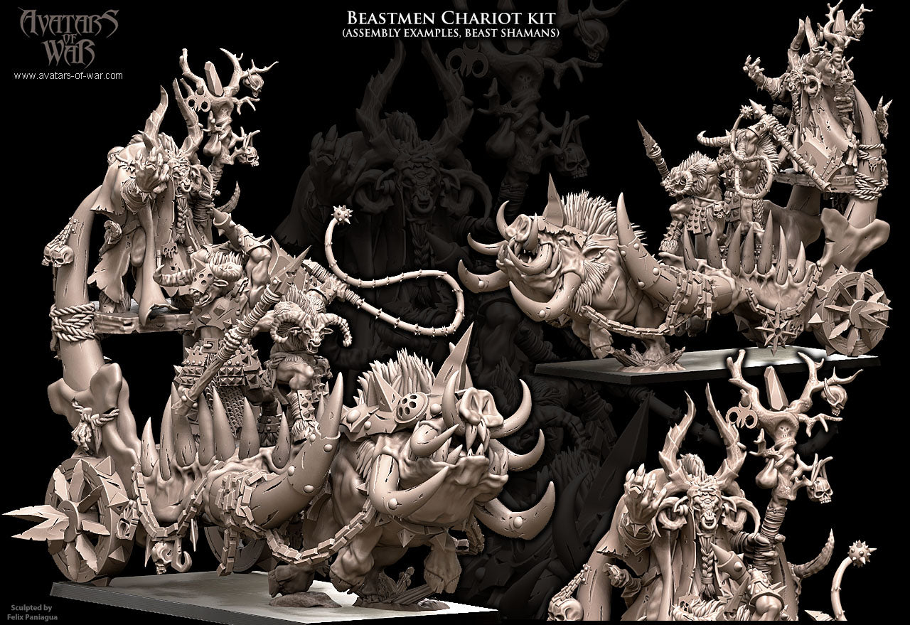 Beastman Chariot by Avatars of War