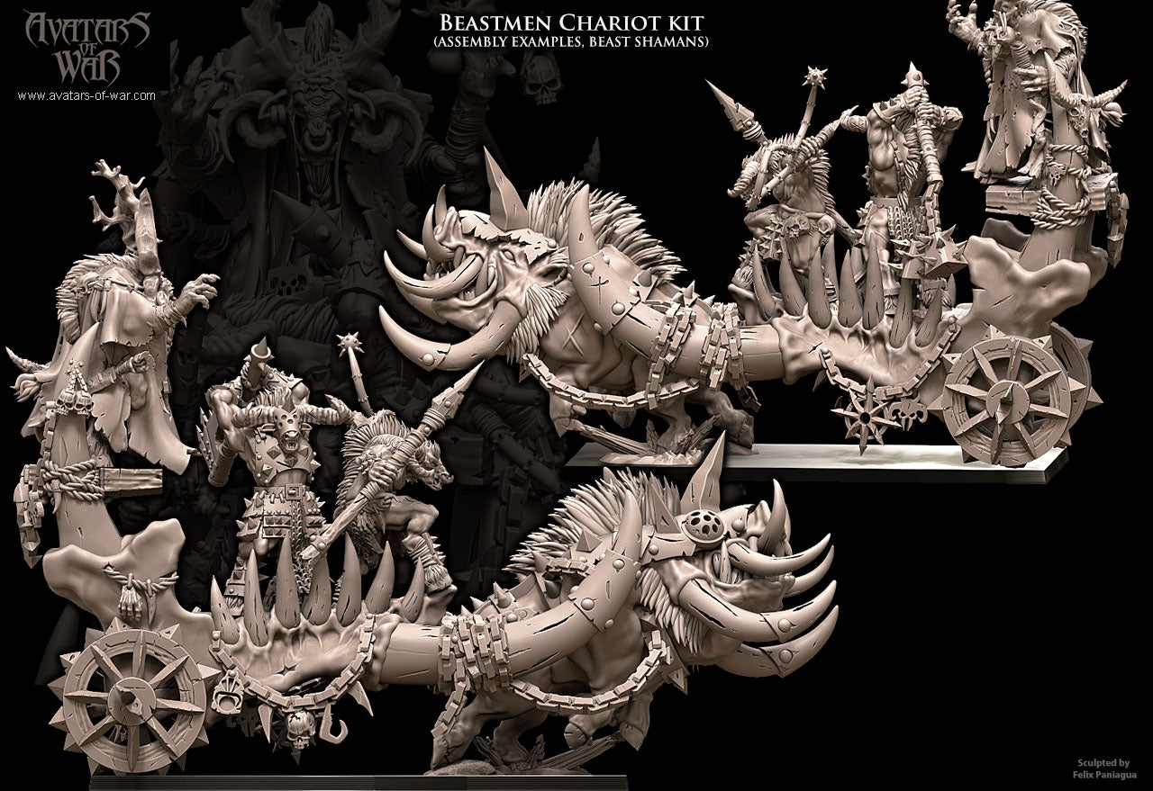 Beastman Chariot by Avatars of War