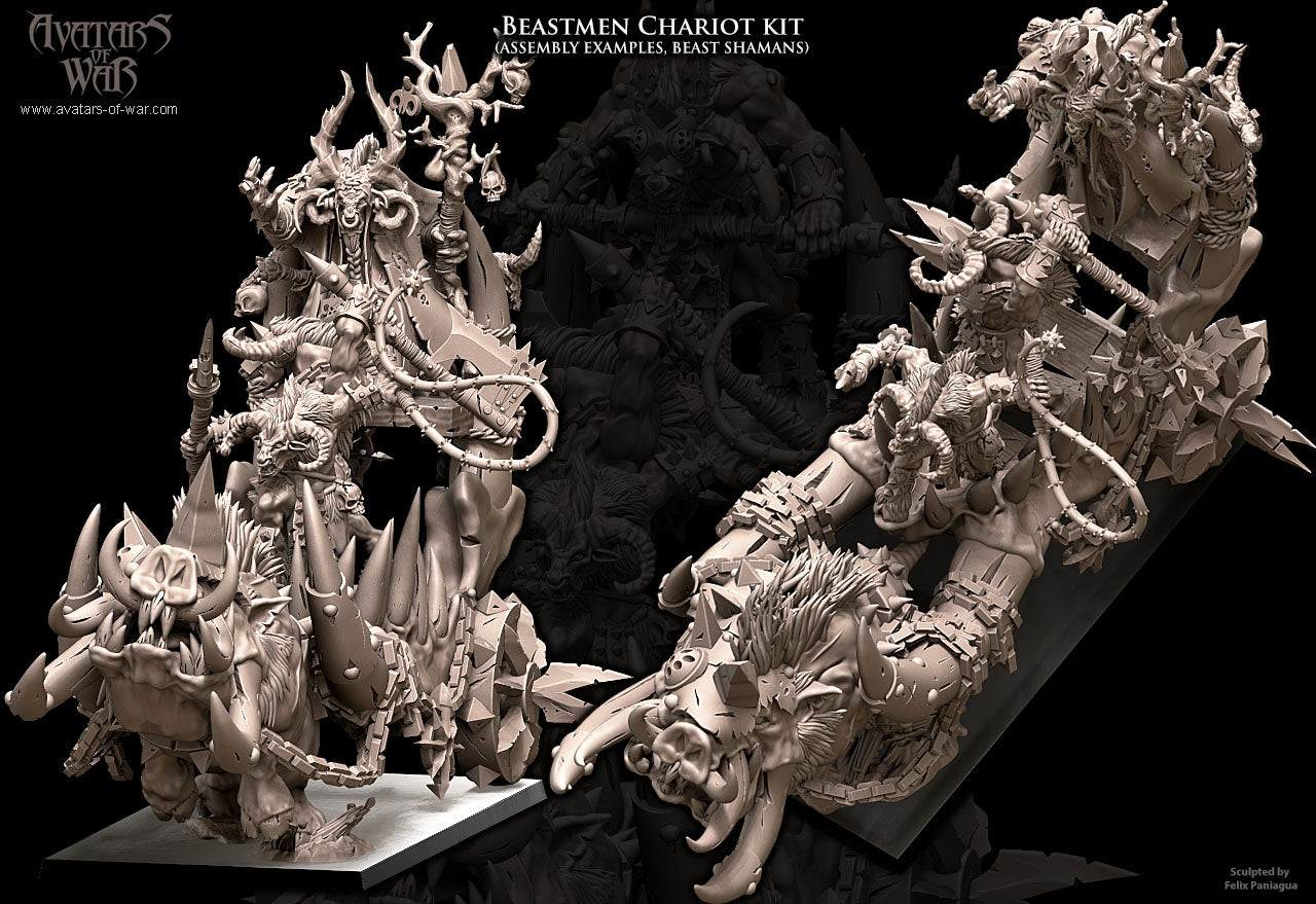 Beastman Chariot by Avatars of War