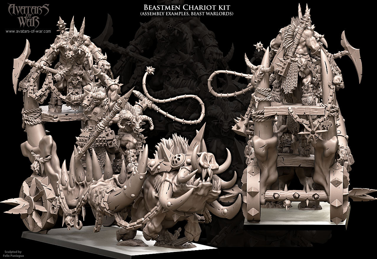Beastman Chariot by Avatars of War