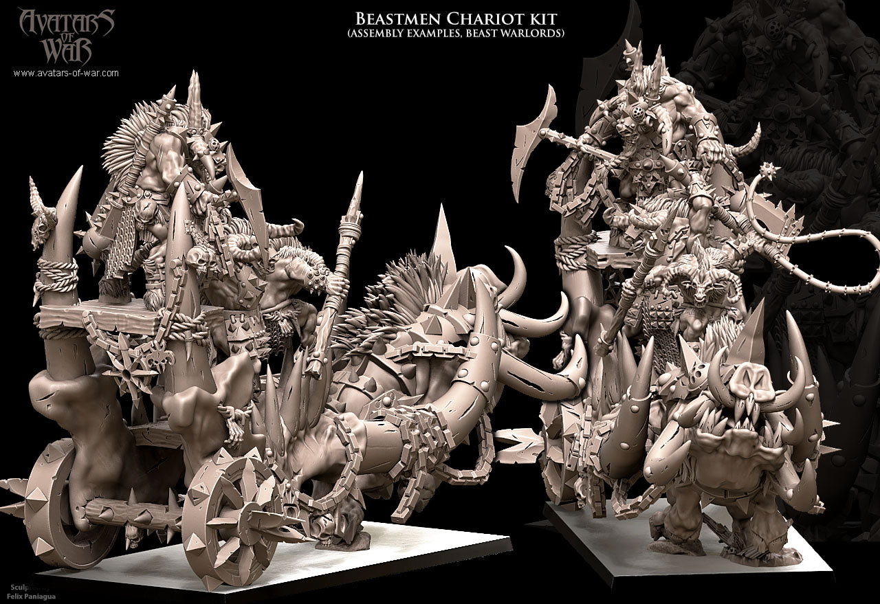 Beastman Chariot by Avatars of War