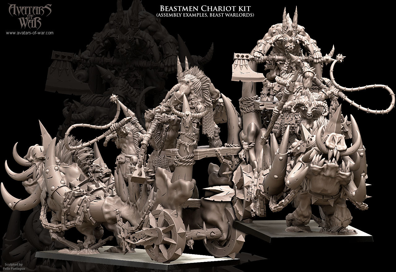 Beastman Chariot by Avatars of War