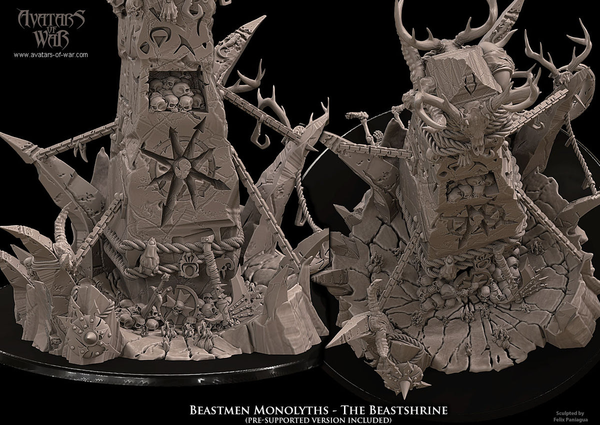 The Beastmen Monolyths by Avatars of War