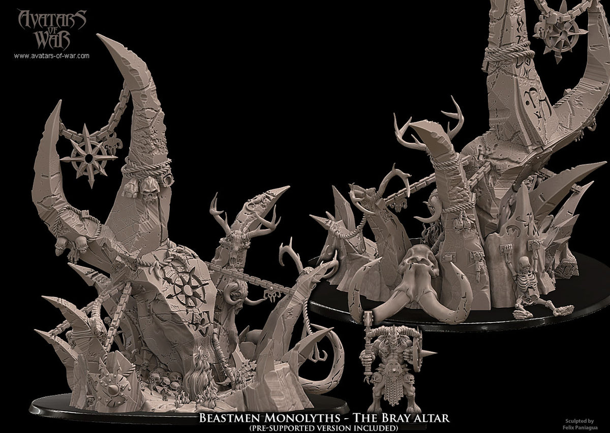 The Beastmen Monolyths by Avatars of War