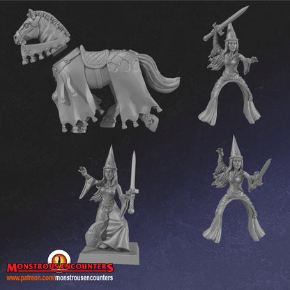 Breton Damsel 1 Set by Monstorous Encounters