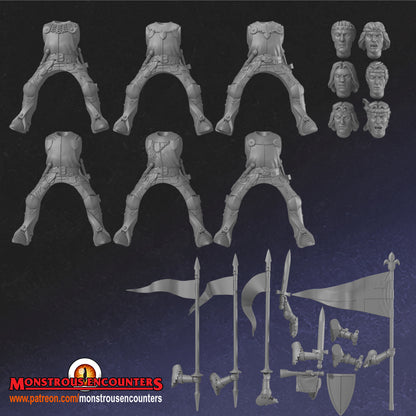 Breton: Knight Errants Unit by Monstorous Encounters