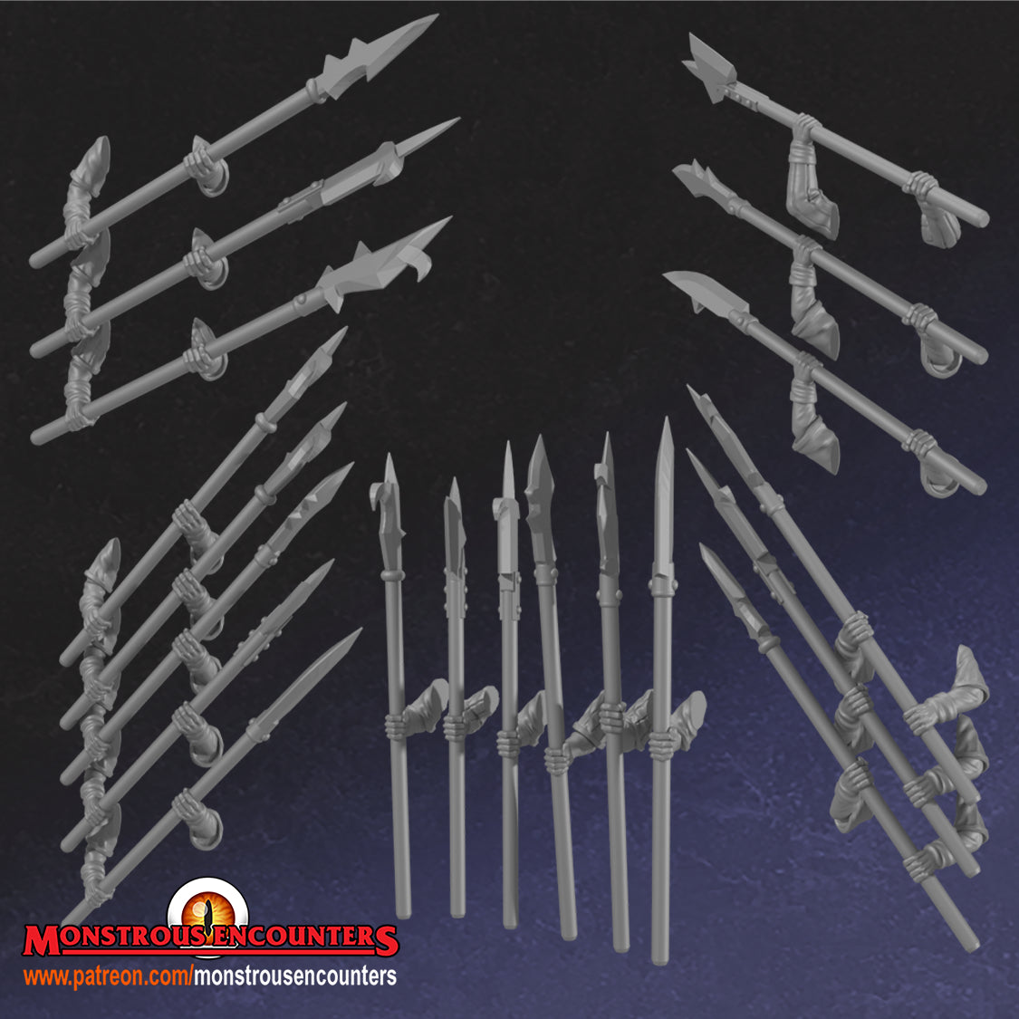 Breton Men-at-arms W/ Polearms & Medium Armor  by Monstorous Encounters