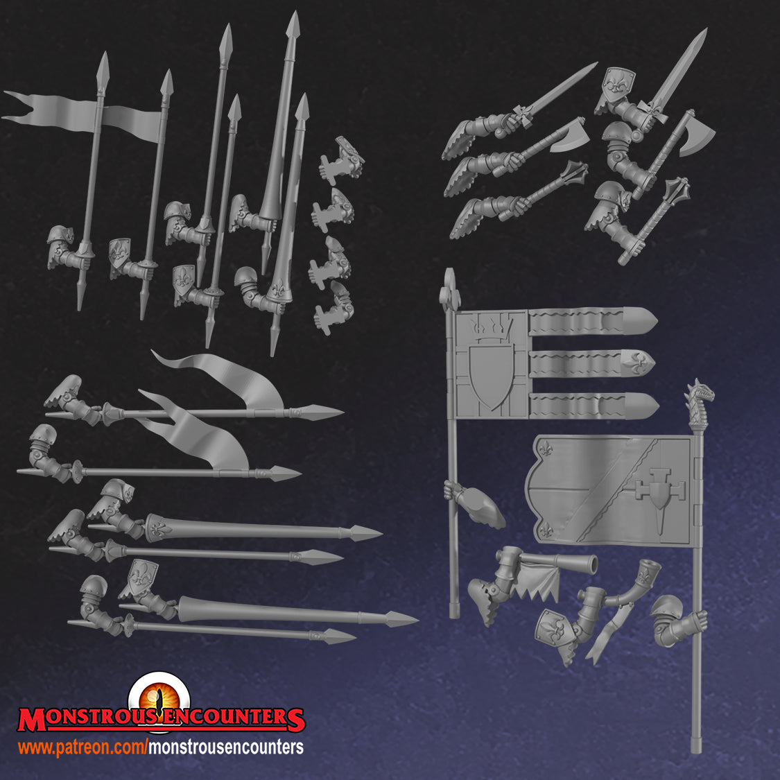 Breton Knights of Virtues by  Monstorous Encounters