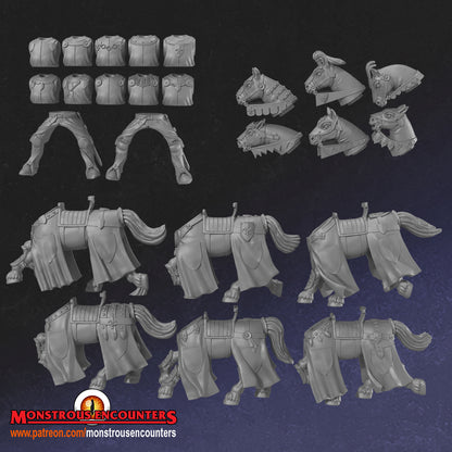 Breton Knights of Virtues by  Monstorous Encounters