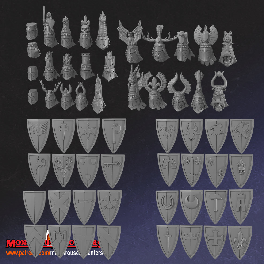 Breton Knights of Virtues by  Monstorous Encounters