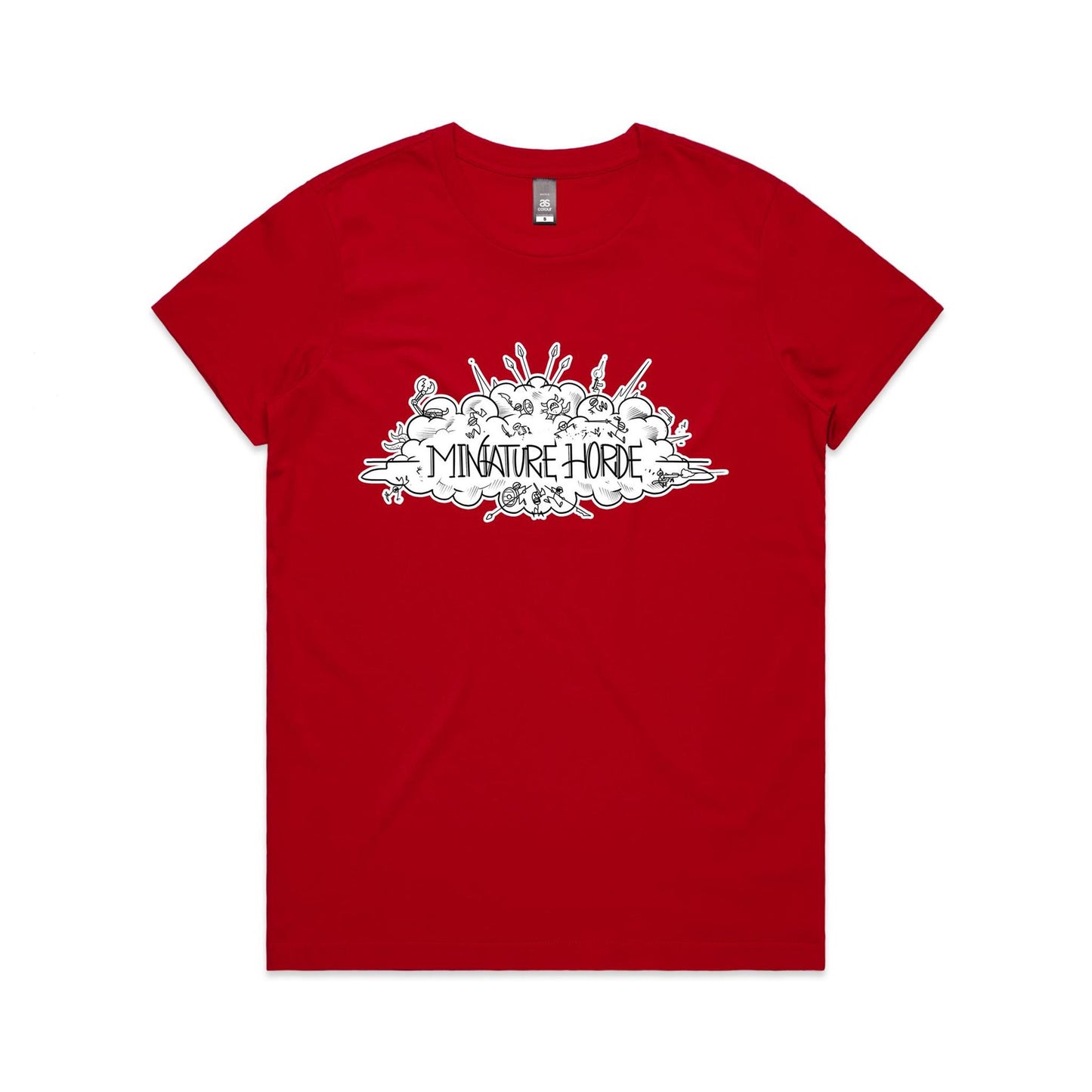 Miniature Horde Logo - Women's Maple Tee