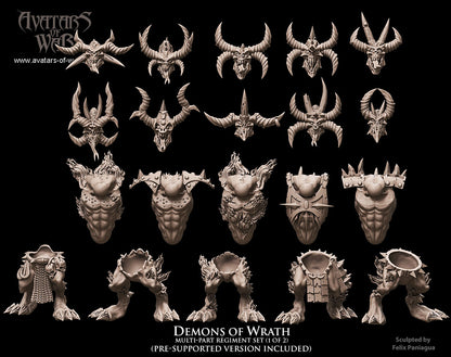Demons of Wrath (Multi-Part Regiment) by Avatars of War