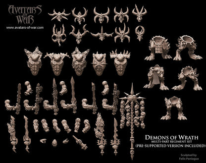 Demons of Wrath (Multi-Part Regiment) by Avatars of War