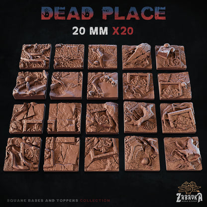 Dead Place Square Bases By Zabavka Workshop