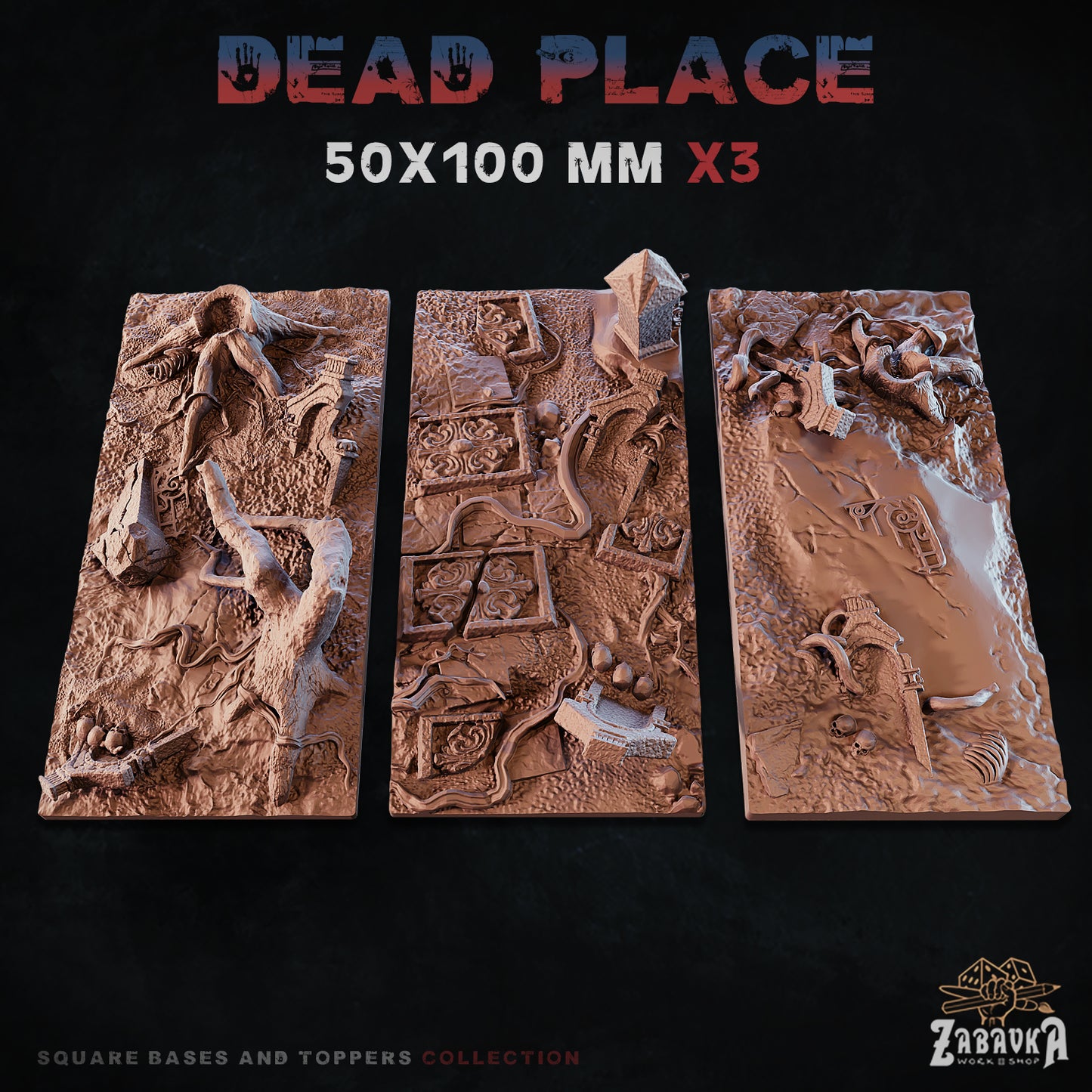 Dead Place Square Bases By Zabavka Workshop