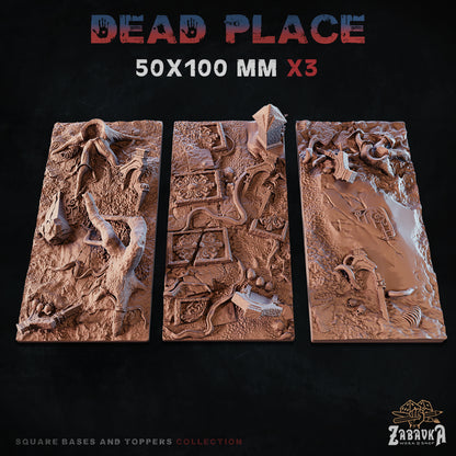 Dead Place Square Bases By Zabavka Workshop