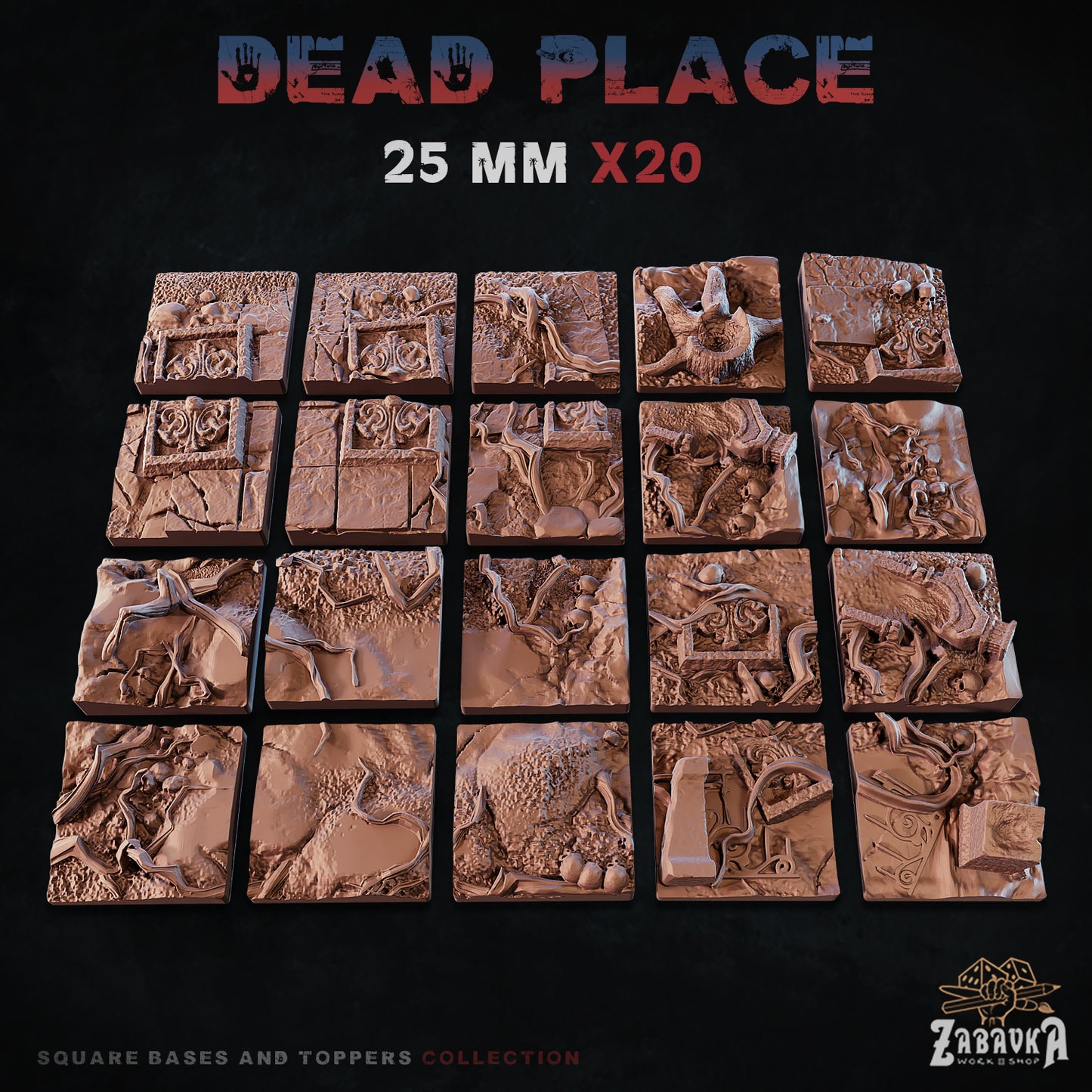 Dead Place Square Bases By Zabavka Workshop