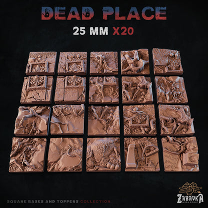Dead Place Square Bases By Zabavka Workshop