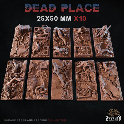 Dead Place Square Bases By Zabavka Workshop