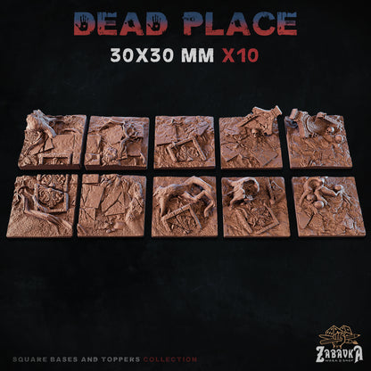 Dead Place Square Bases By Zabavka Workshop