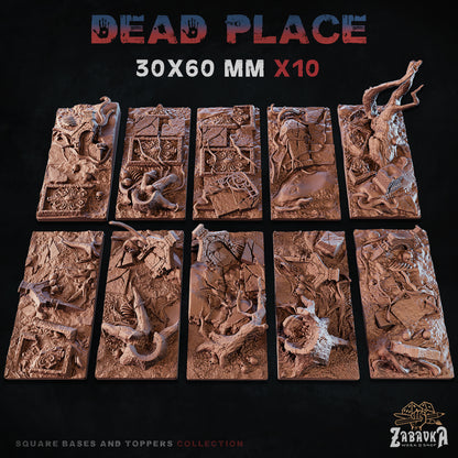 Dead Place Square Bases By Zabavka Workshop
