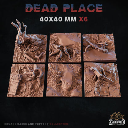 Dead Place Square Bases By Zabavka Workshop