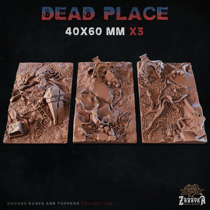 Dead Place Square Bases By Zabavka Workshop