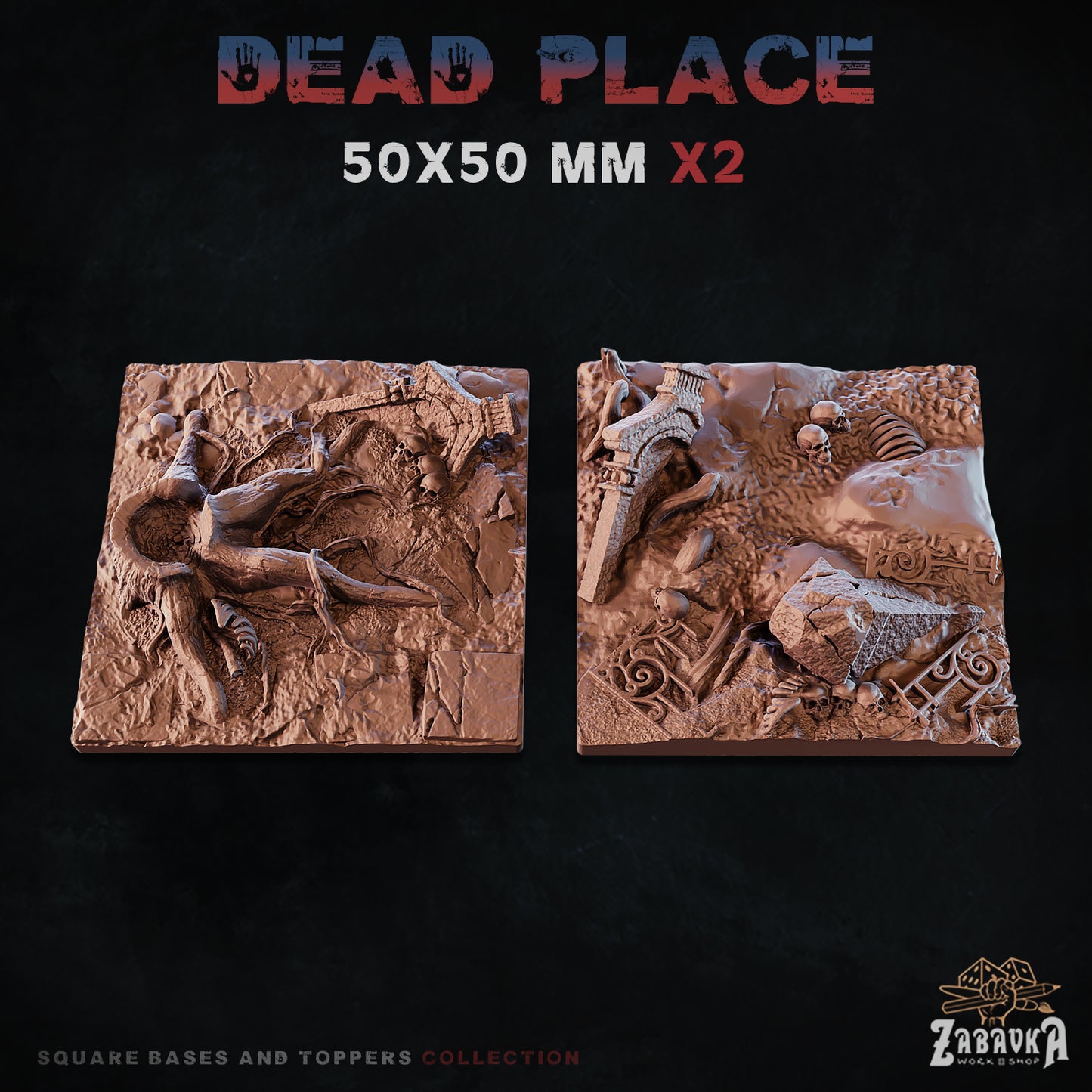 Dead Place Square Bases By Zabavka Workshop