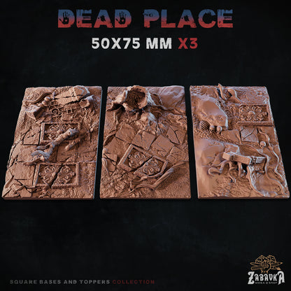 Dead Place Square Bases By Zabavka Workshop