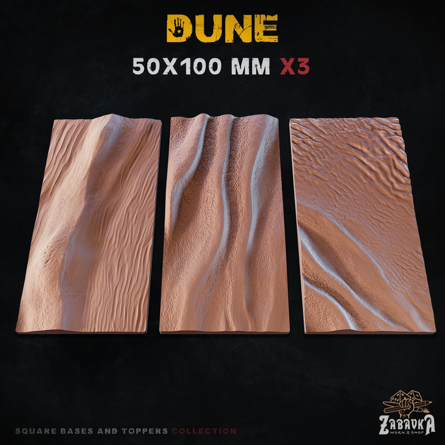 Dune Square Bases By Zabavka Workshop