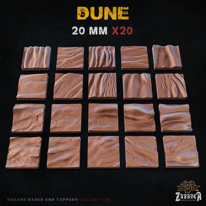 Dune Square Bases By Zabavka Workshop