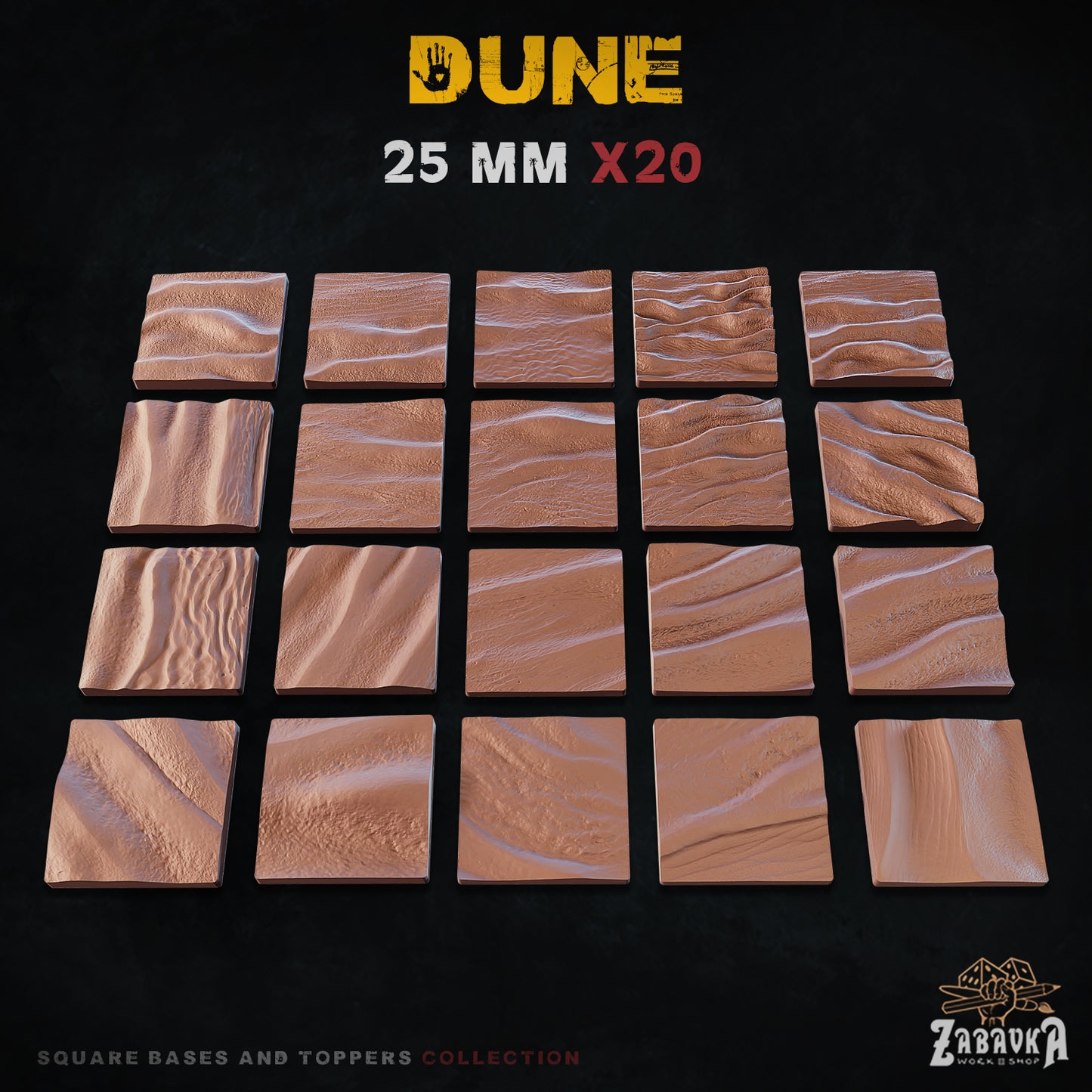 Dune Square Bases By Zabavka Workshop