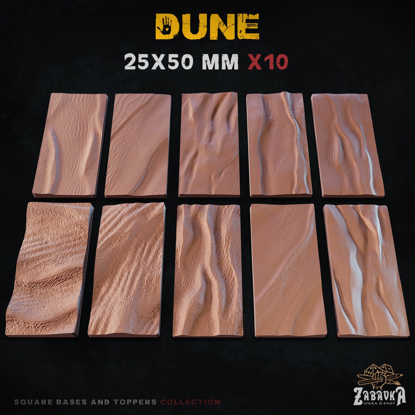 Dune Square Bases By Zabavka Workshop