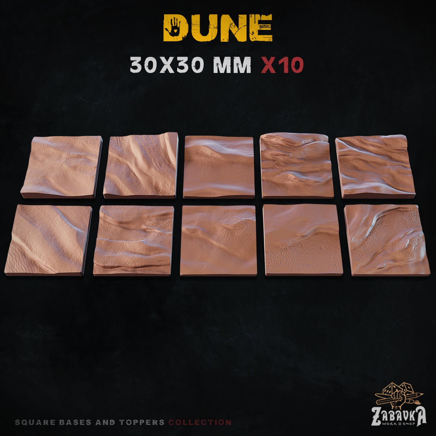 Dune Square Bases By Zabavka Workshop
