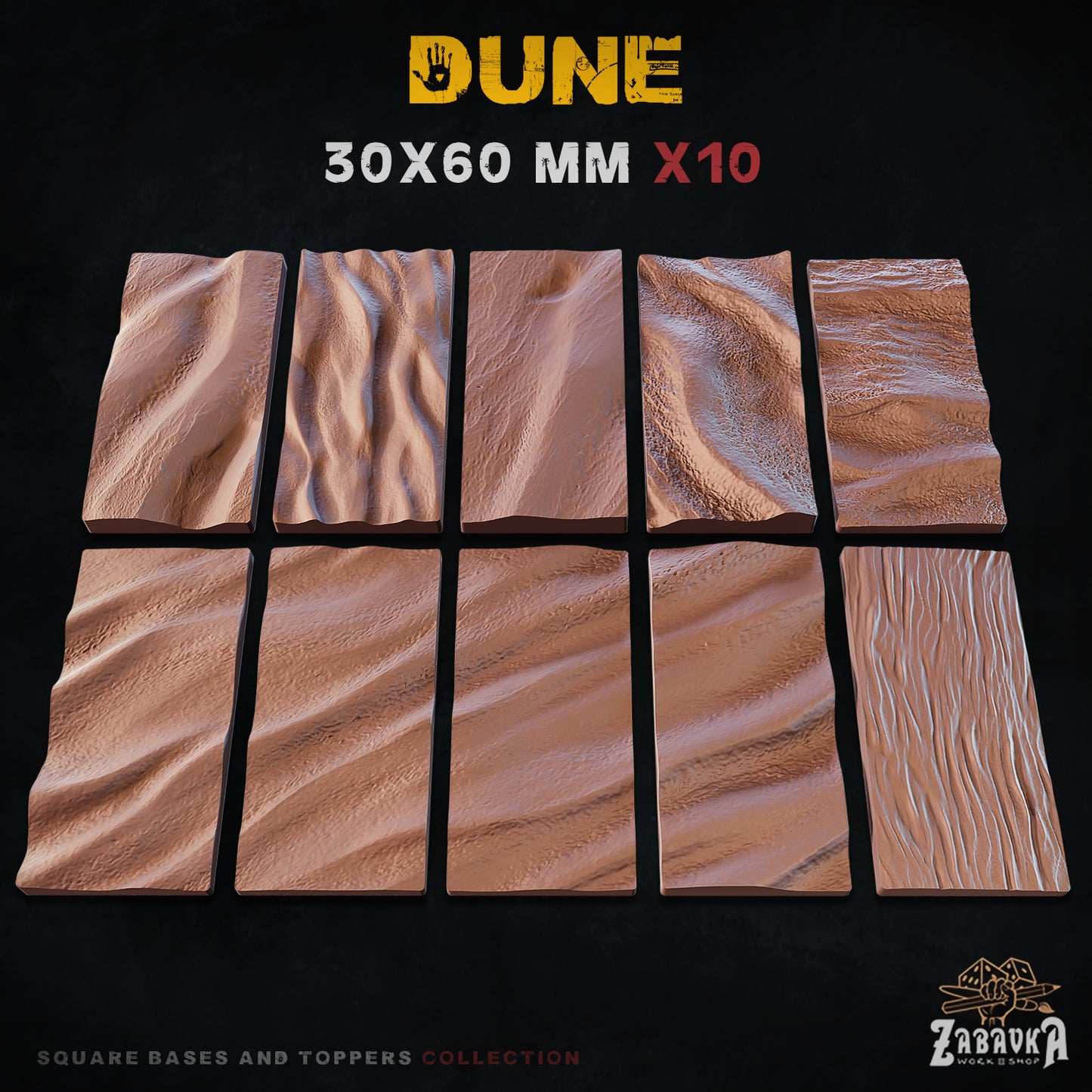 Dune Square Bases By Zabavka Workshop