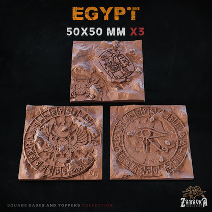 Egypt Square Bases By Zabavka Workshop