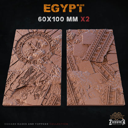 Egypt Square Bases By Zabavka Workshop