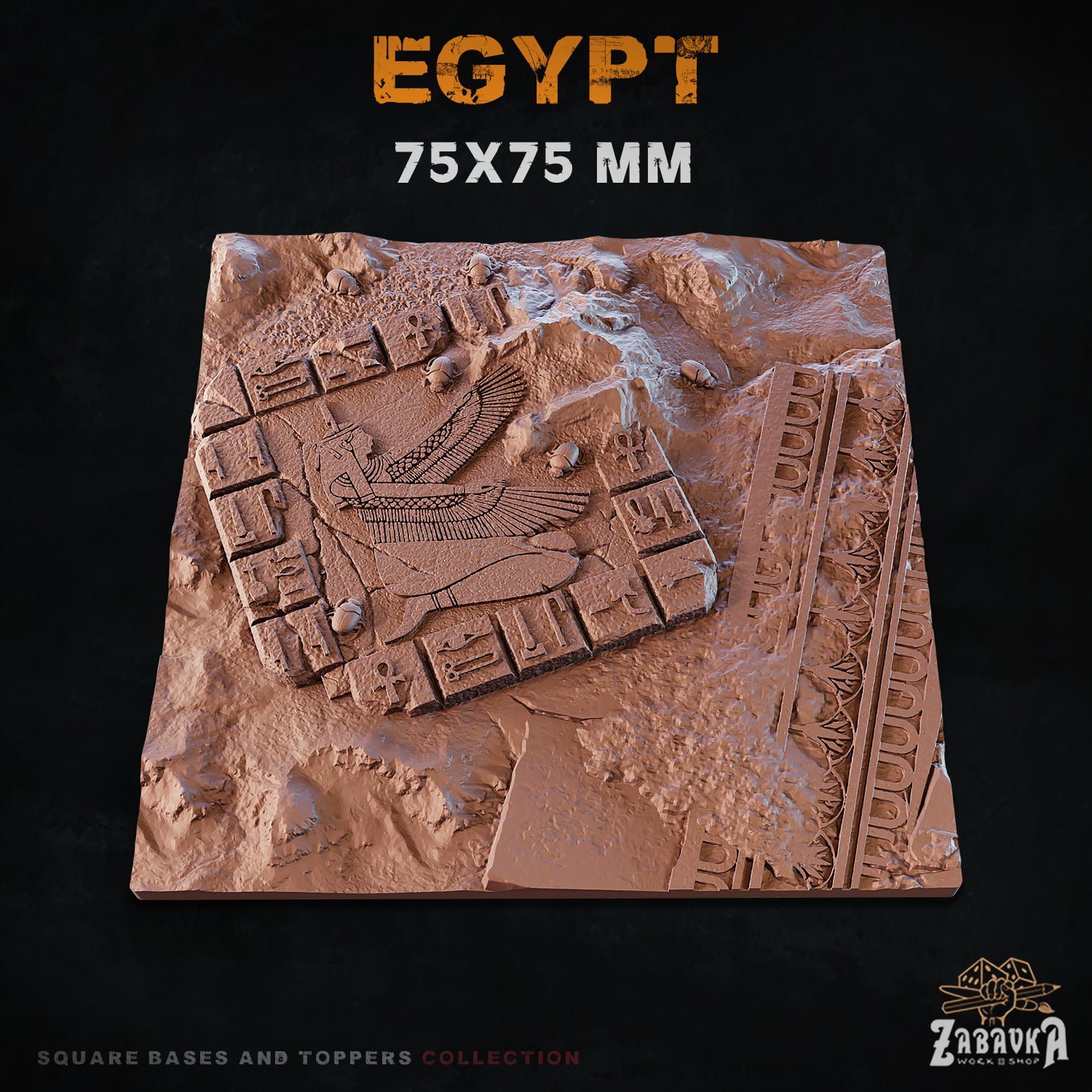 Egypt Square Bases By Zabavka Workshop