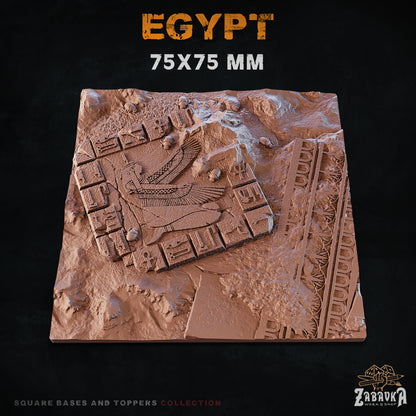 Egypt Square Bases By Zabavka Workshop