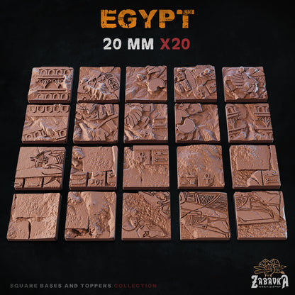 Egypt Square Bases By Zabavka Workshop